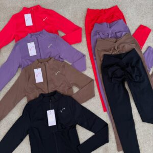 SETSSSS de Jackets + leggins semi V (4 colores)